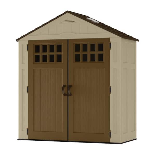 Suncast Everett 2 ft. 9 in. x 6 ft. 2.75 in. Resin Storage Shed
