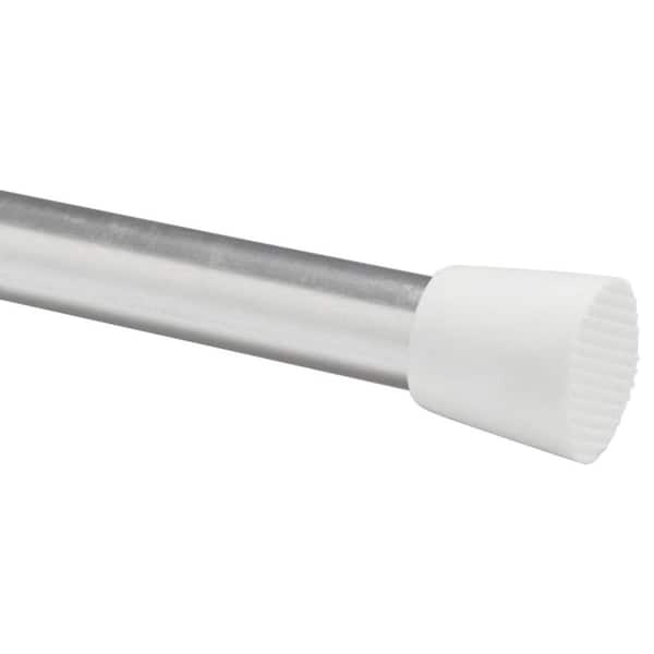 48 in.-75 in. Tension Curtain Rod in Chrome