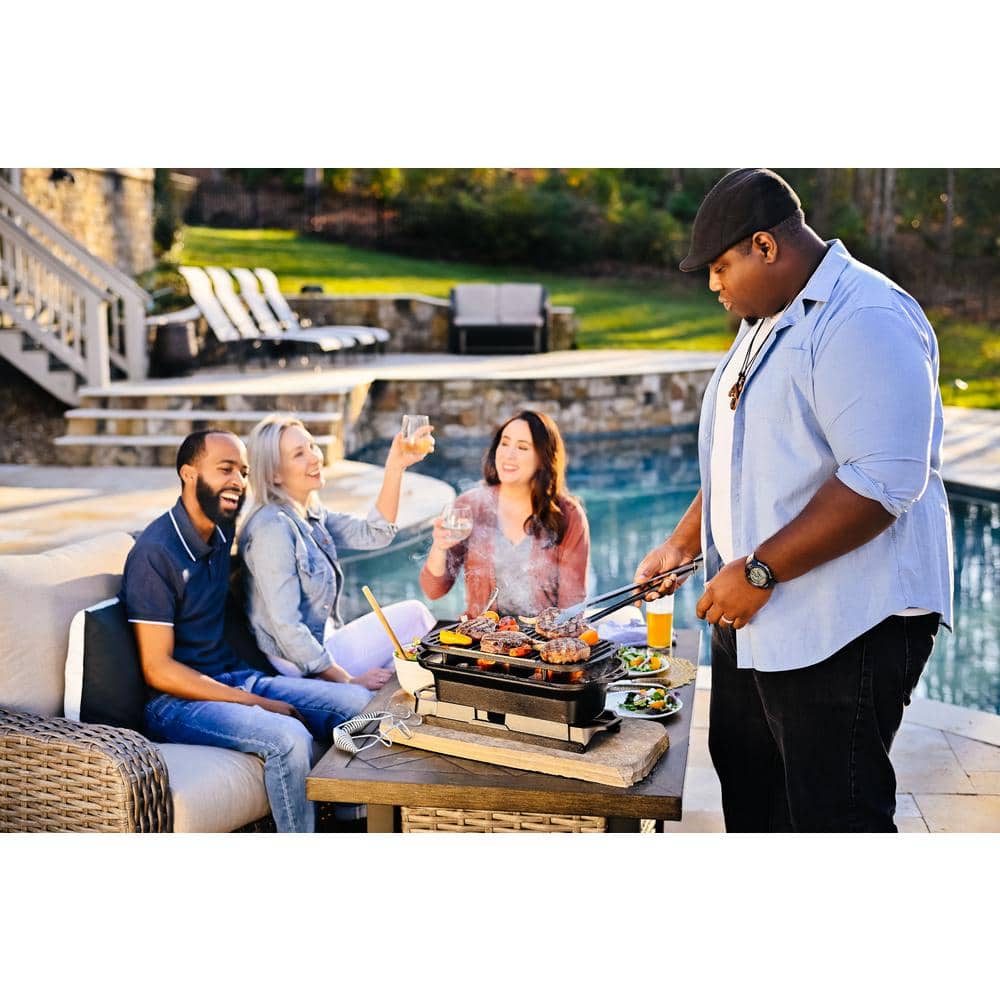 Lodge 21" Black Cast Iron Charcoal Grill