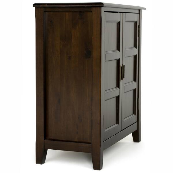 Burlington Solid Wood 30 inch Wide Traditional Low Storage Cabinet in Mahogan... 