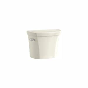 Wellworth 1.28 GPF Single Flush Toilet Tank Only with Insuliner Tank Liner in Biscuit