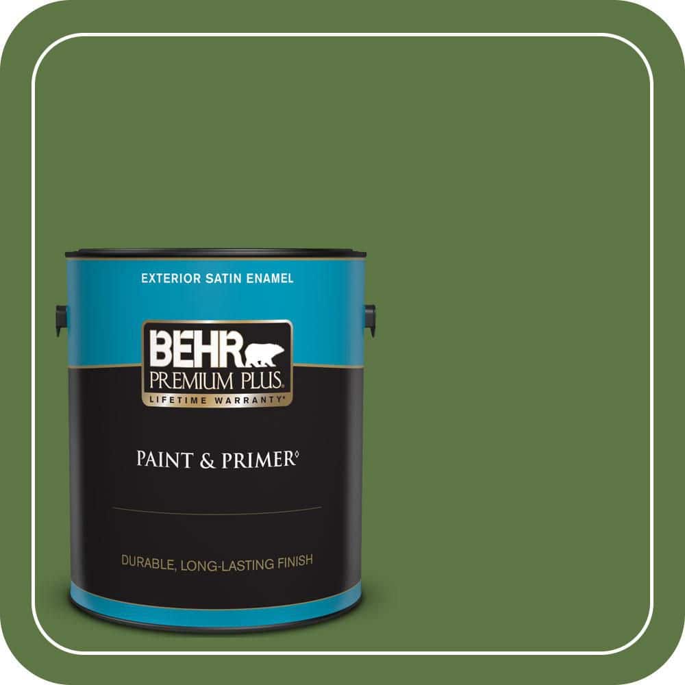 1 gal. #420D-7 Dill Pickle Satin Enamel Exterior Paint & Primer price history on PriceWatchPro