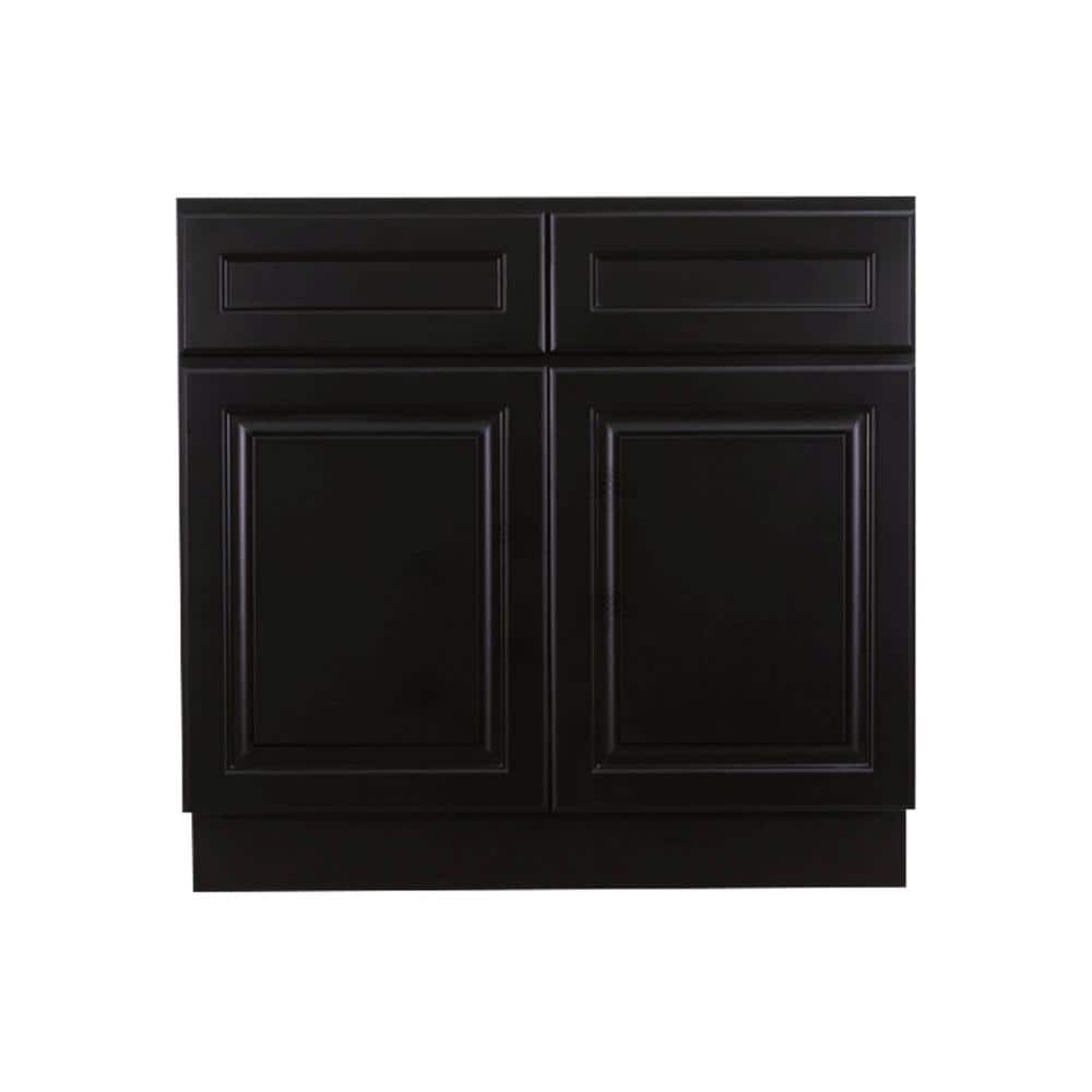 Newport Assembled 42 in. W x 21 in. D x 34.5 in. H Bath Vanity Cabinet with 2 Doors in Dark Espresso price history on PriceWatchPro