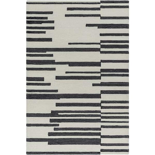 9 ft. x 12 ft. White or Cream Rossi JWRS-2308 Handmade Area Rug