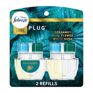 Plug 0.87 oz. Rainforest Scent Automatic Air Freshener Refill (2-Refills)