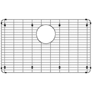 VIGO 27 in. x 15 in. Silicone Bottom Grid for 30 in. Single Bowl Kitchen  Sink in Matte Black VGSG3018MB - The Home Depot