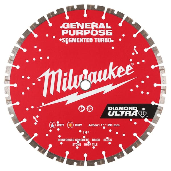 Milwaukee 9 in. Ultra Segmented General Purpose Diamond Blade