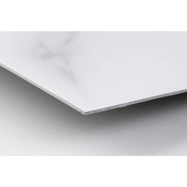 Lucida USA (Sample) PresCore Carrara Gray Stone Look 12-mil Water Resistant Glue Down Vinyl Tile