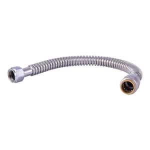 Max 3/4 in. Push-to-Connect x 3/4 in. FIP x 18 in. Corrugated Stainless Steel Water Heater Connector