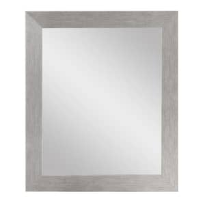 Medium Rectangle Gray Modern Mirror (32 in. H x 22 in. W)