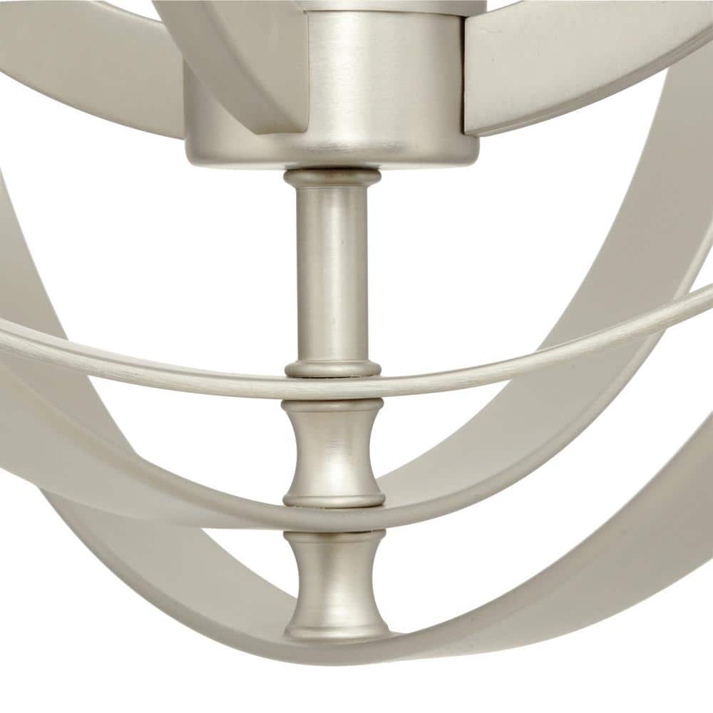 Equinox 4-Light Burnished Silver Globe Pendant