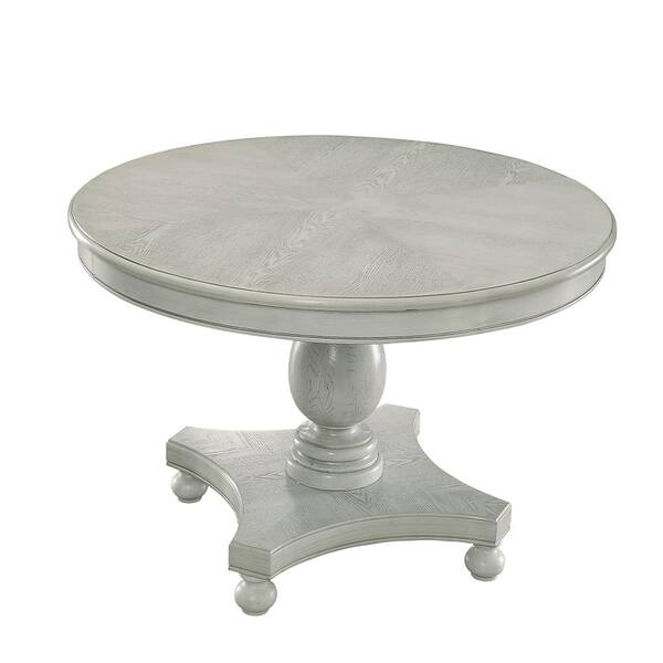 William S Home Furnishing Kathryn Round, Antique White Round Dining Table Set