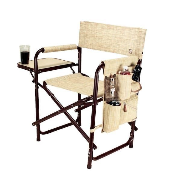 Picnic Time Botanica Collection Sports Portable Folding Patio Chair