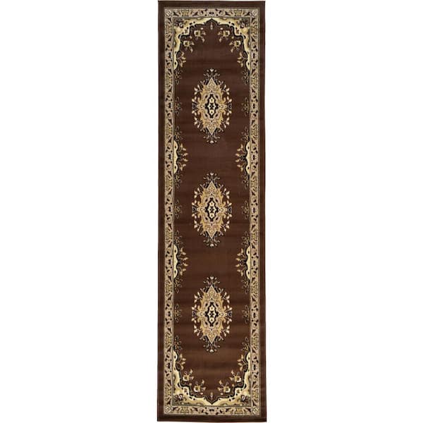 Reza Washington Brown 2' 7 x 10' 0 Runner Rug