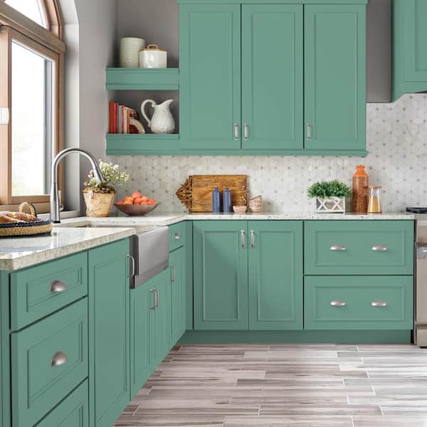 1 qt. #MQ6-38 Patina Satin Enamel Interior/Exterior Cabinet, Door & Trim Paint