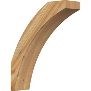 6"W x 20"D x 24"H Thorton Rough Sawn Knee Brace, Western Red Cedar
