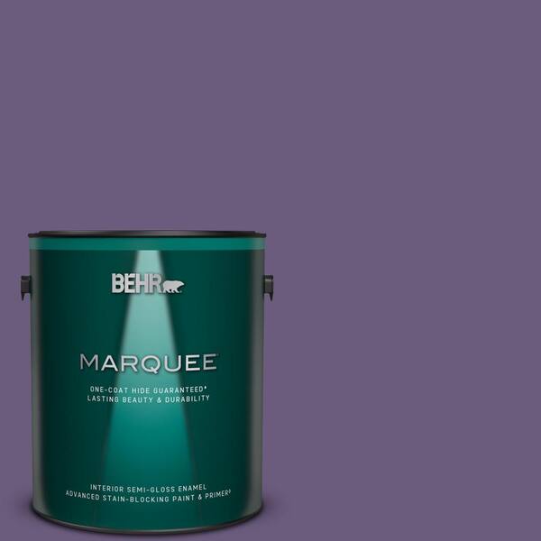 BEHR MARQUEE 1 gal. #M560-6 Napa Winery One-Coat Hide Semi-Gloss Enamel Interior Paint & Primer
