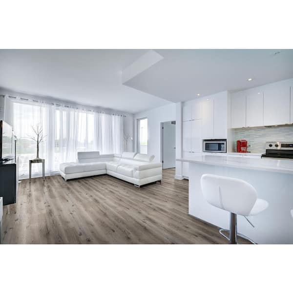 Taos Earth 6 MIL x 7 in. x 42 in. Waterproof Click Lock Vinyl Plank Flooring (12.47 sq. ft./case)