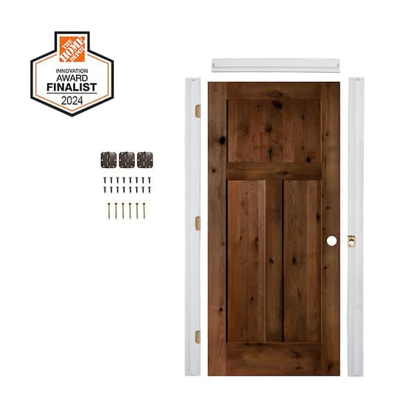 Krosswood Doors DIY RTA Kit 32 in. x 80 in. Arch Top Knotty