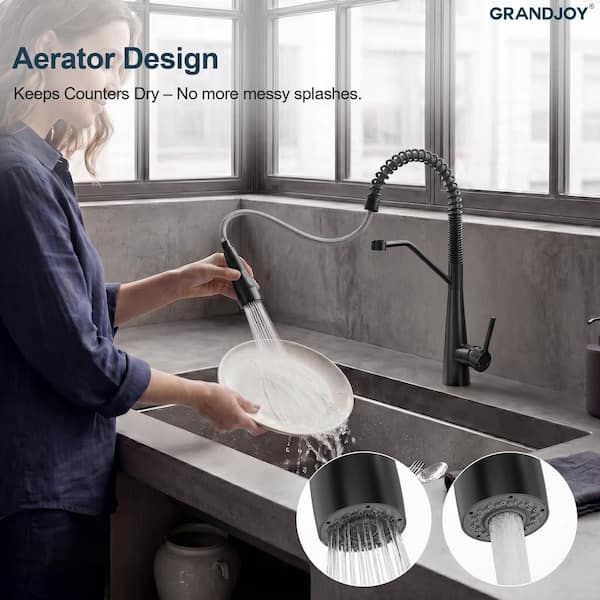 GRANDJOY 20 in. H 360° Swivel 1-Handle Commercial/Residential Pull