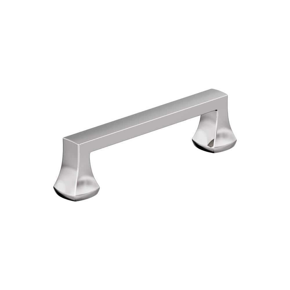 Hybridize 3-3/4 in. (96mm) Modern Polished Chrome Bar Cabinet Pull price history on PriceWatchPro