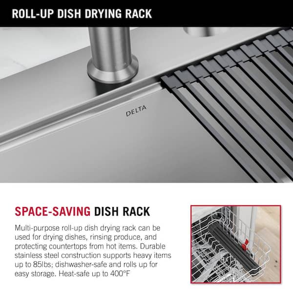 Delta Emery Stainless Steel 25 in. Single Bowl Undermount Delta Emery Stainless Steel 25 in. Single Bowl Undermount