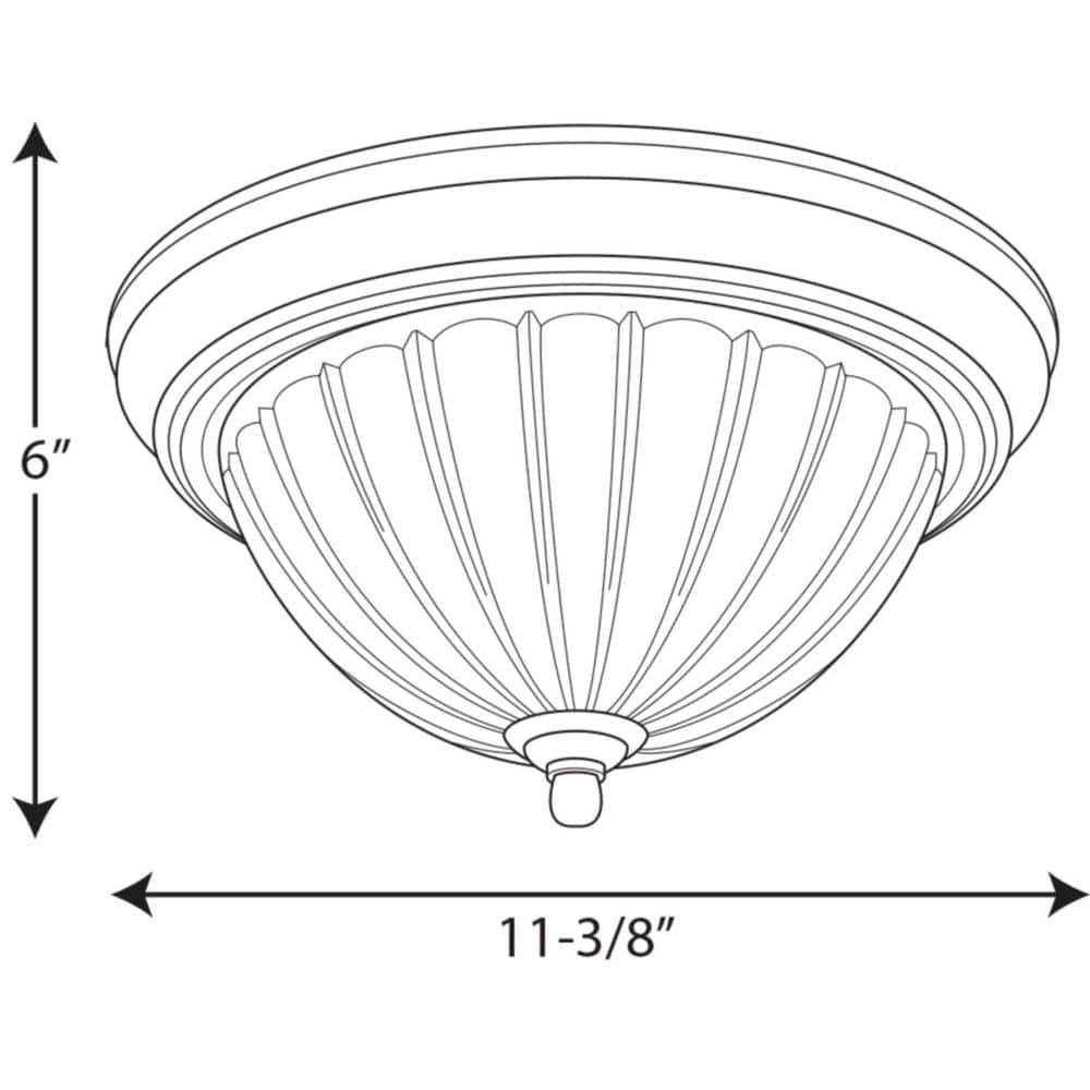 White Glass Bowl Ceiling Light with LED and Incandescent Options