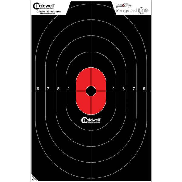 CALDWELL Silhouette Center Mass Target (8-Pack) 412803 - The Home Depot