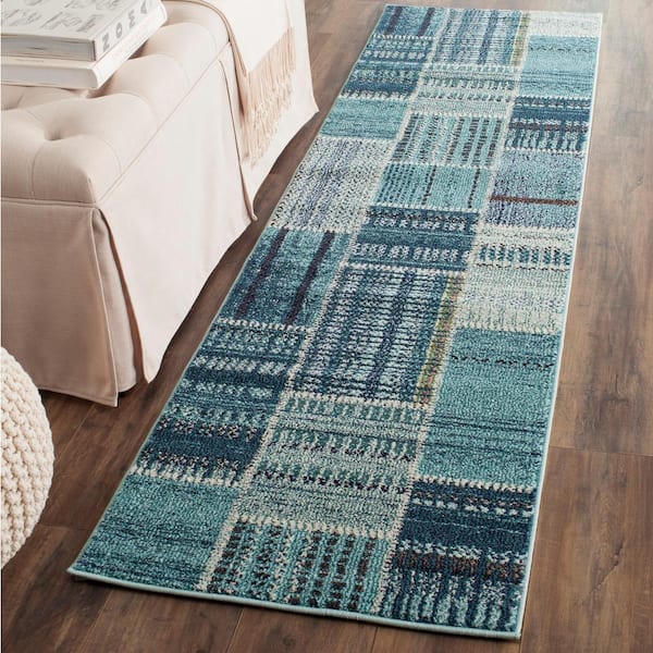 Monaco Multi 2 ft. x 8 ft. Striped Geometric Runner Rug