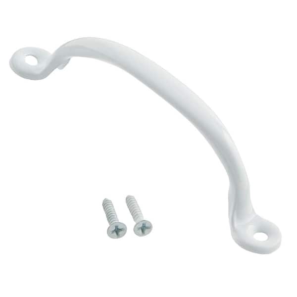 4-7/8 in. White Light-Duty Door Pull