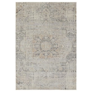 Merle Teal 6 ft. x 9 ft. Abstract Area Rug