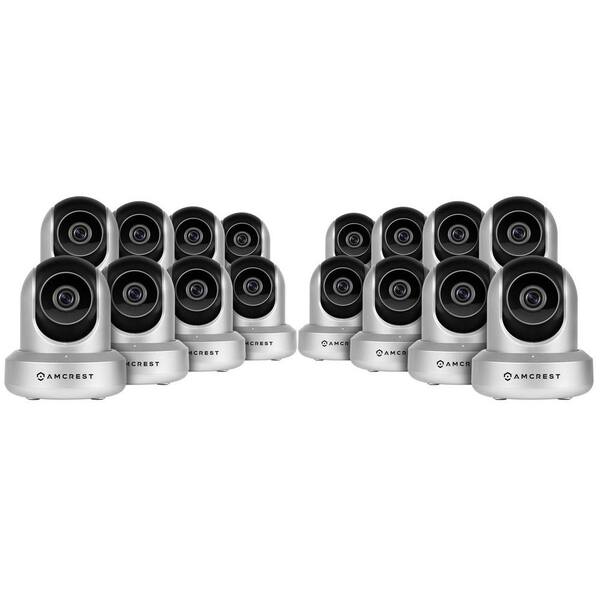 Amcrest HDSeries 720p Wi-Fi Wireless IP Security Surveillance Camera System with HD Megapixel 720p (1280TVL) (16-Pack)