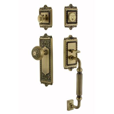 4 x Vintage Weiser Lock A300H HUNTINGTON Brass Door Knob Lock Sets NOS 1980s
