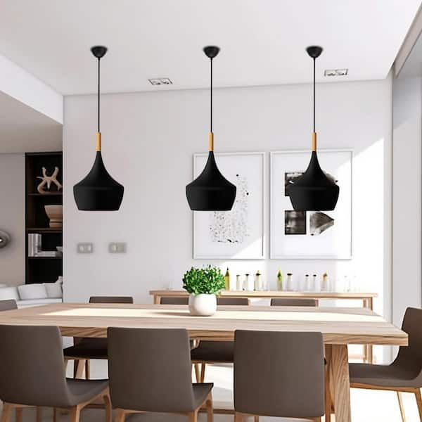 bellacontte ベラコンテ　モダンペンダントライト ブラック Briignite 60-Watt 1-Light Matte Black Cone Pendant Light with