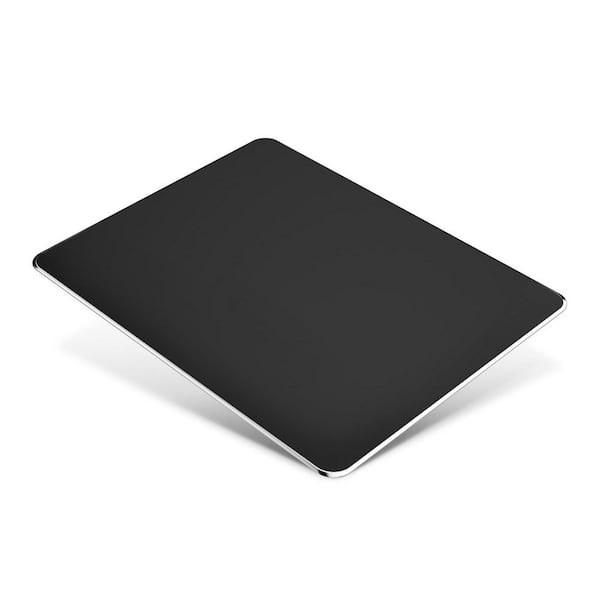 Black 9.06 in. x 7.08 in. Metal Aluminum Mouse Pad Pink, Waterproof Office and Gaming Thin Hard Mouse Mat