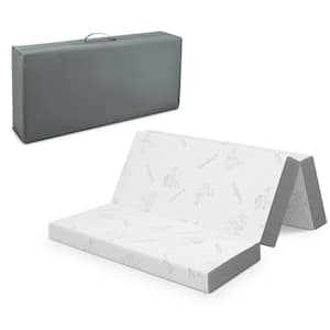 Milliard Premium Folding Mattress, Memory Foam Tri Fold Queen Size  (78x58x4) 