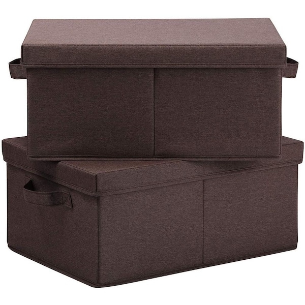 Home Depot 21 qt. Cube Storage Organizer - Collapsible Fabric Containers for Home or Office (8-Pack)