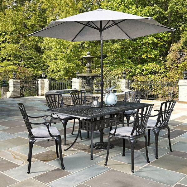 patio table and chairs with umbrella home depot