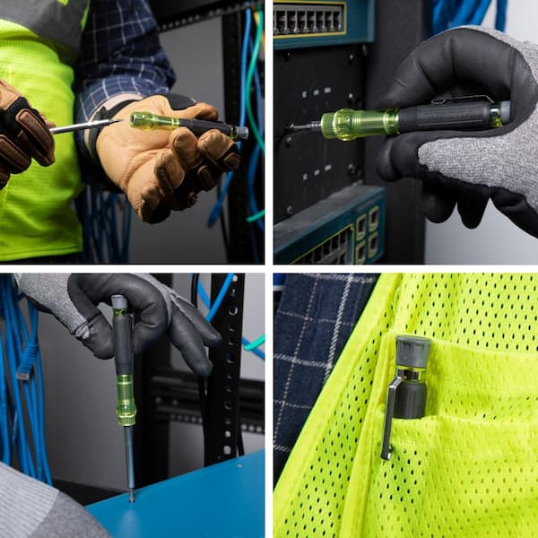 Lutz 15-IN-1 Ratcheting Screwdriver Set (Blue / Yellow) - Screwdrivers - Foto 6