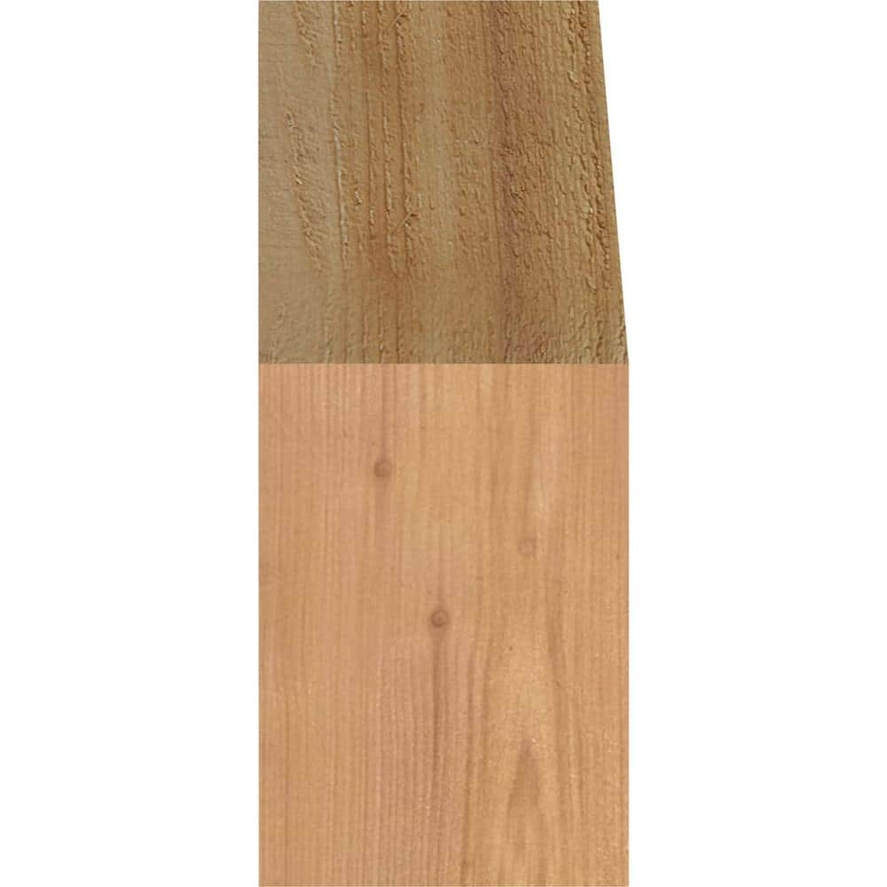 10" x 10" Rough Sawn Western Red Cedar Corbel