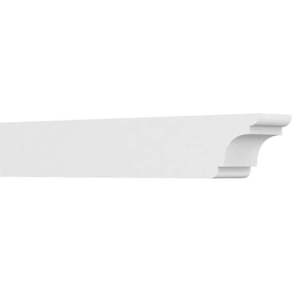 Ekena Millwork 5 in. x 6 in. x 36 in. Standard New Brighton Architectural Grade PVC Rafter Tail Brace