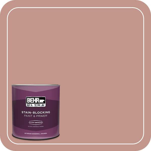 BEHR ULTRA 1 qt. #MQ1-18 Pressed Blossoms Extra Durable Eggshell Enamel Interior Paint & Primer