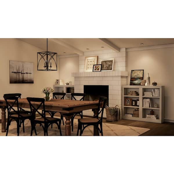 3 in. Satin Nickel Recessed Ceiling Light Trim with Adjustable Gimbal