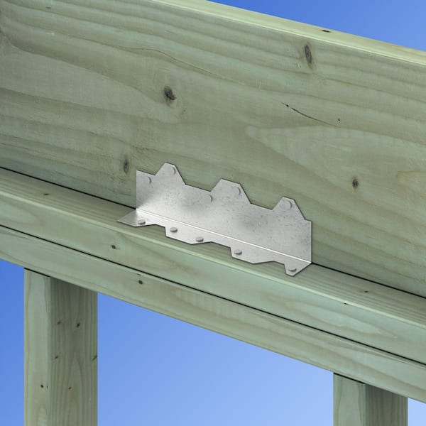 9 in. 16-Gauge ZMAX Galvanized Reinforcing L Angle