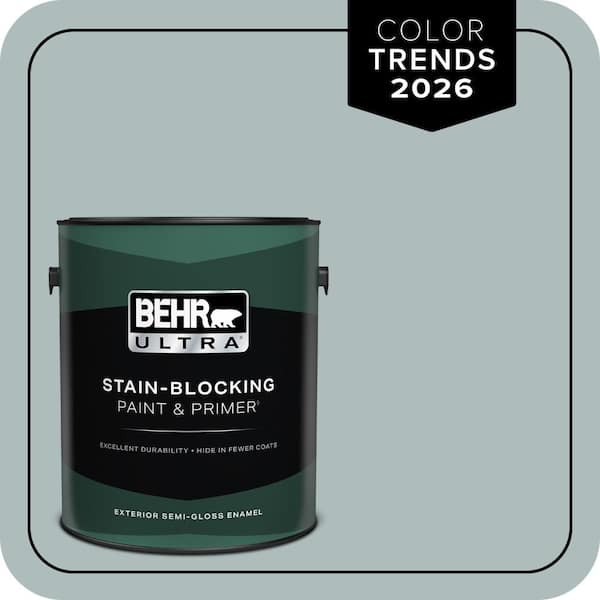 BEHR ULTRA 1 gal. Home Decorators Collection #HDC-CT-26 Watery Semi-Gloss Enamel Exterior Paint & Primer