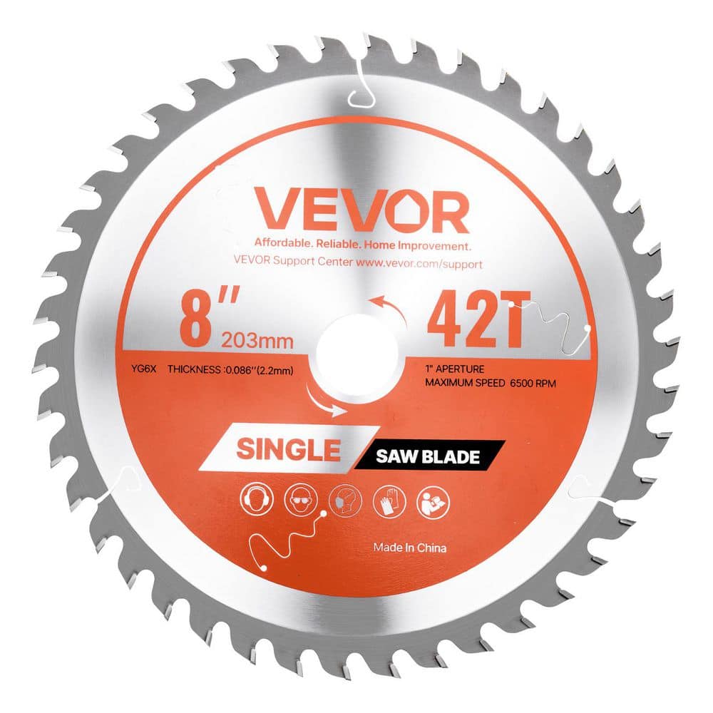 8 in. Circular Saw Blade, 42 Sharp Alloy Teeth, 1 in. Arbor, Fine Finish Wood Cutting Blade for Circular Saw 2025 Update price history on PriceWatchPro