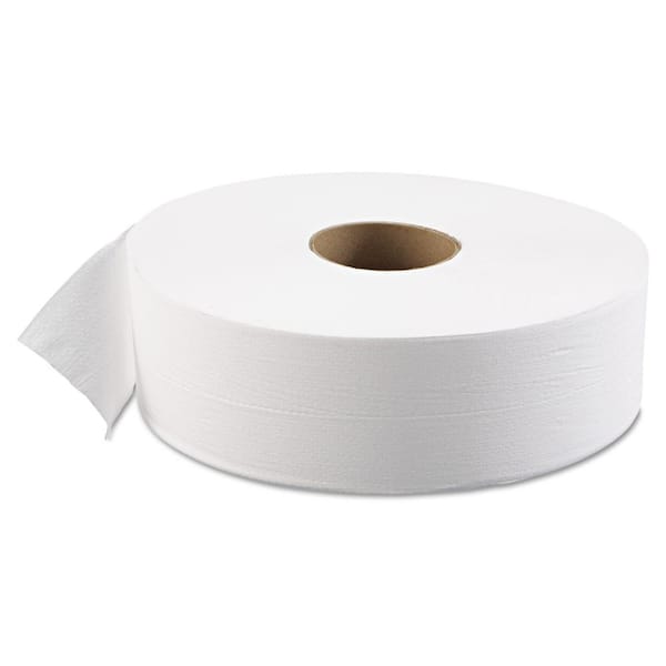 Boardwalk 3-5/8 in. x 4000 ft. White JRT Toilet Paper Jumbo Septic Safe 1-Ply (6/Carton)