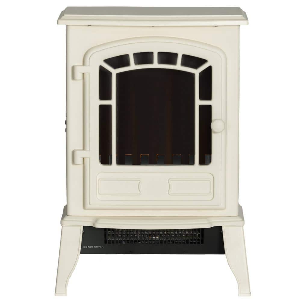15.25 in. x 22.25 in. Freestanding Electric Fireplace Heater Heater with Re