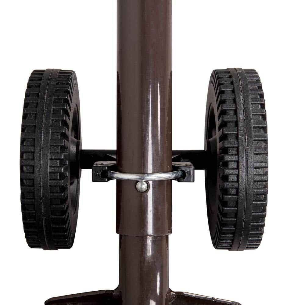 Universal Black Plastic Hammock Wheel Set for Easy Mobility