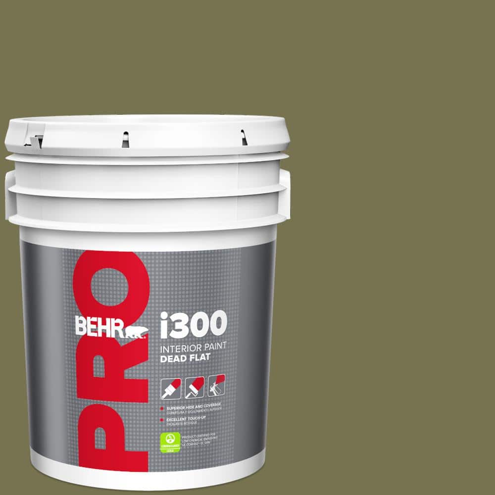 5 gal. #S350-6 Truly Olive Dead Flat Interior Paint price history on PriceWatchPro